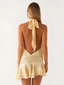 Halter Pleated Dress