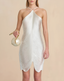 Tassel Halter Backless Dress