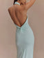 Elegant Halter Maxi Dress