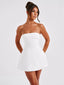 Elegant Tube Top Mini Dress