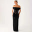 OFF SHOULDER LACE MAXI DRESS