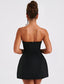 Elegant Tube Top Mini Dress