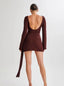 Long-Sleeve Mini Dress