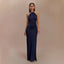 Elegant Halter Maxi Dress