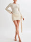 Long-Sleeve Mini Dress