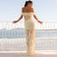 OFF SHOULDER LACE MAXI DRESS