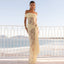 OFF SHOULDER LACE MAXI DRESS
